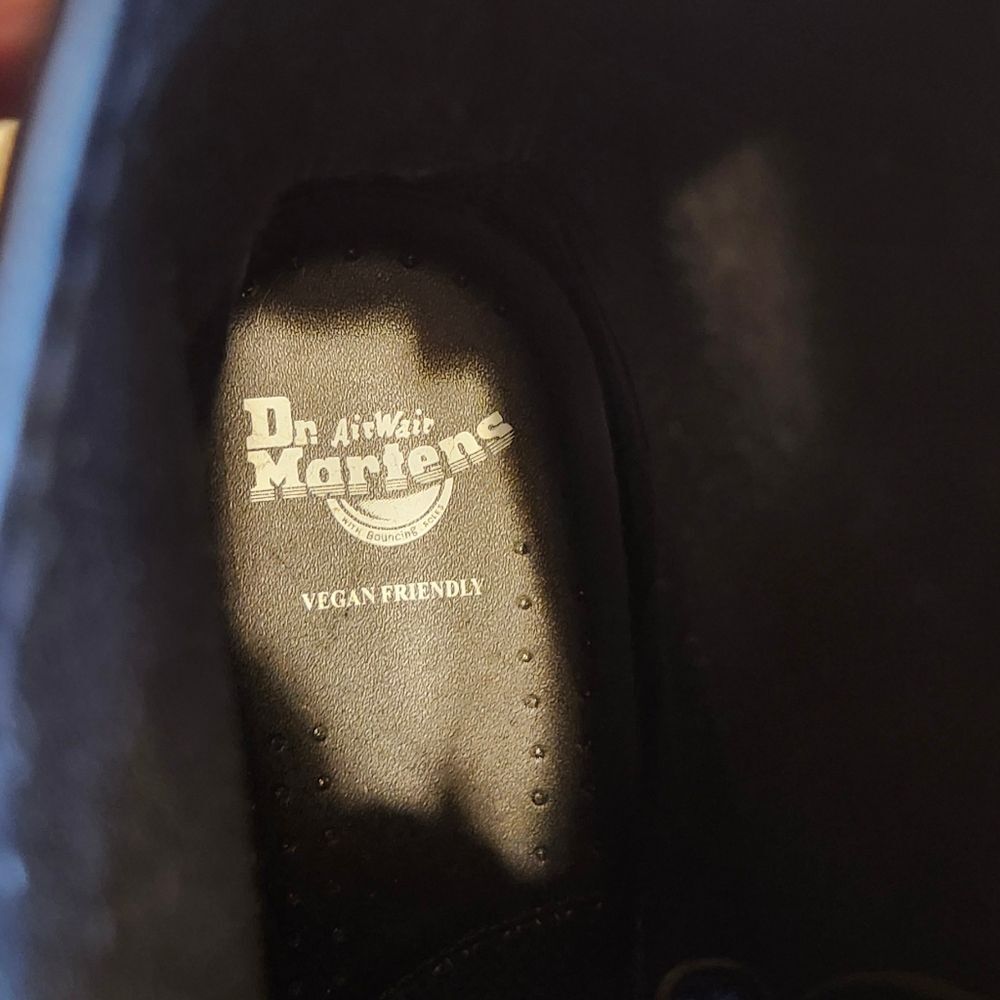 NEW Dr. Martens “Jadon” Cobalt Blue Crushed Velvet Platform Combat Boots Sz 6/37 - Picture 9 of 12